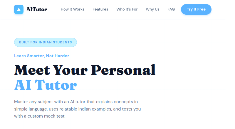 AI Tutor preview